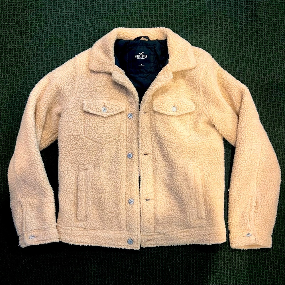 Hollister | Sherpa lined coat | Mens size M
